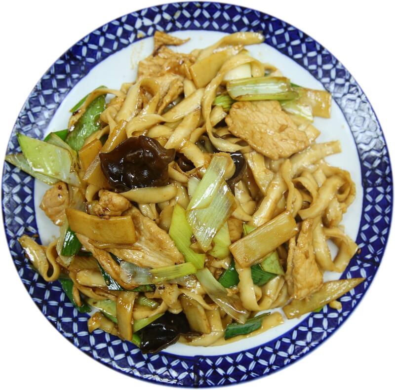 Sauteed Oil Noodle Shredded Pork