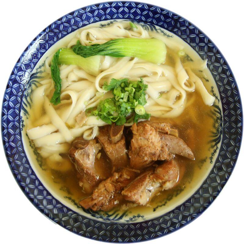 Braised pork rib noodle soup