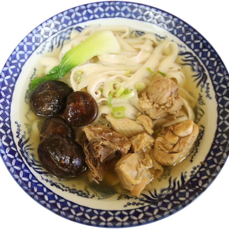 Chicken & mushroom noodle soup