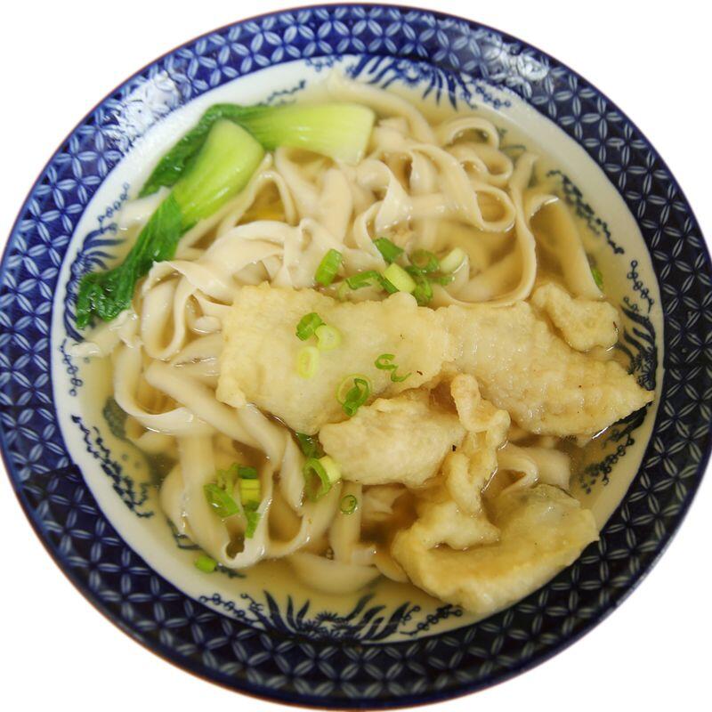 Quick fried fish noodle soup