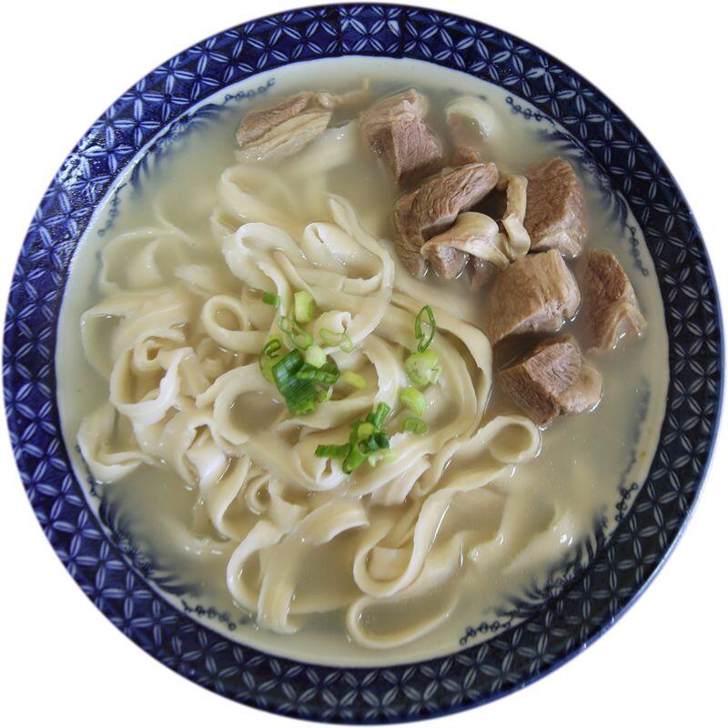 Well lamb noodle soup
