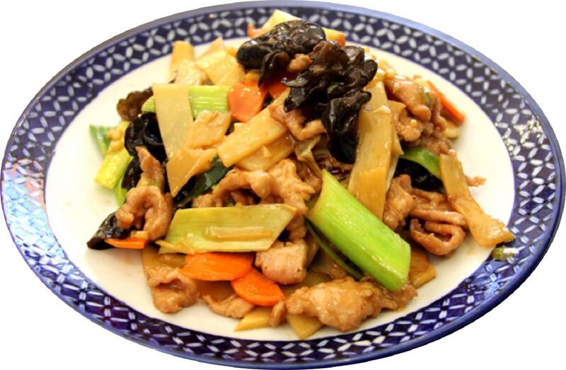 Fried Boiled Pork Black Ear Mushroom