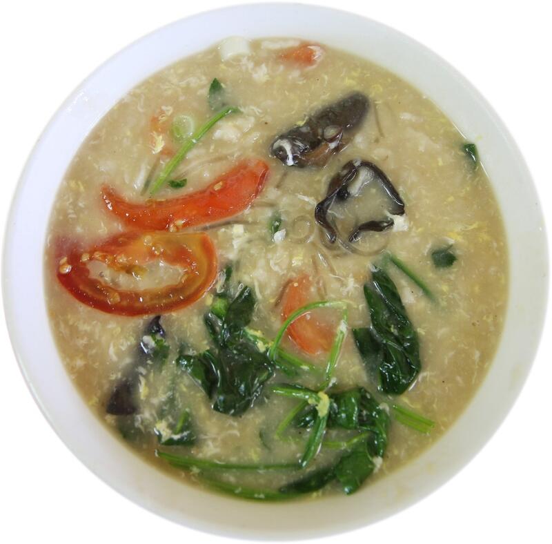 Dough Drop Vegetarian Soup